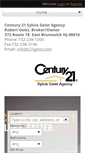 Mobile Screenshot of century21sylviageistagency.com